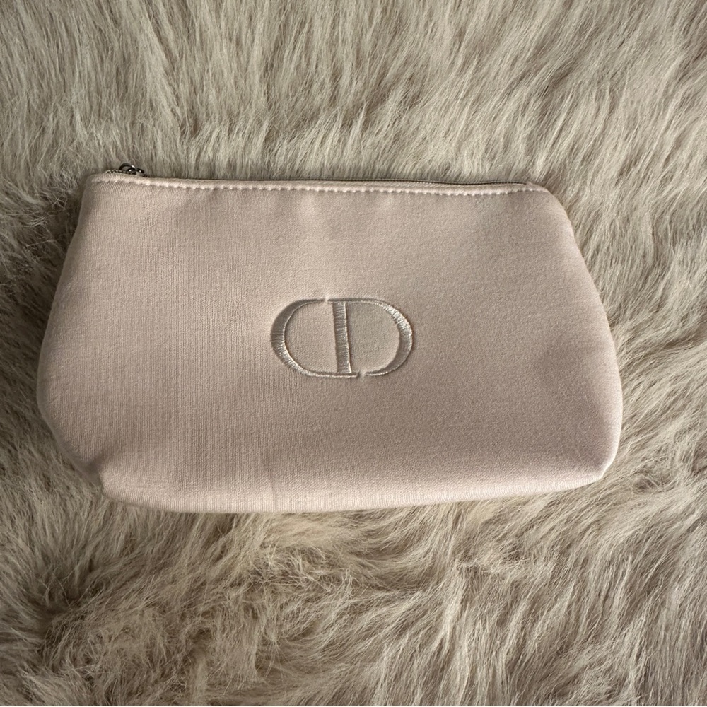Christian Dior makeup bag / zip pouch
